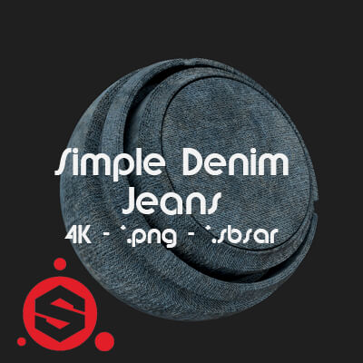 Simple Denim Jeans Material