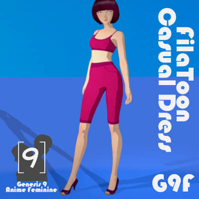 WT Casual Dress for G9F Anime