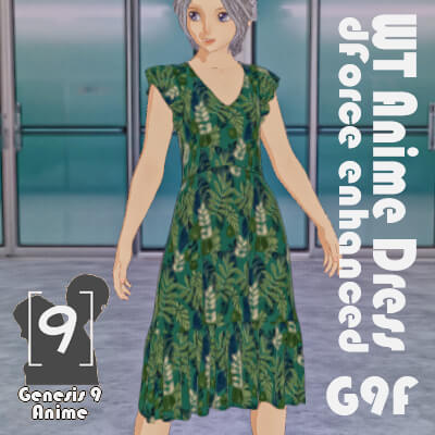 WT dForce Dress for G9F Anime