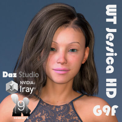 WT Jessica HD for Genesis 9 Feminine by wildthing