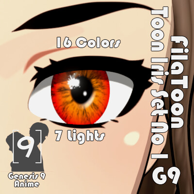 WT Toon Iris Set No.1 for G9 Anime