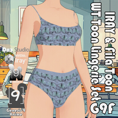 WT Toon Lingerie Set for G9F