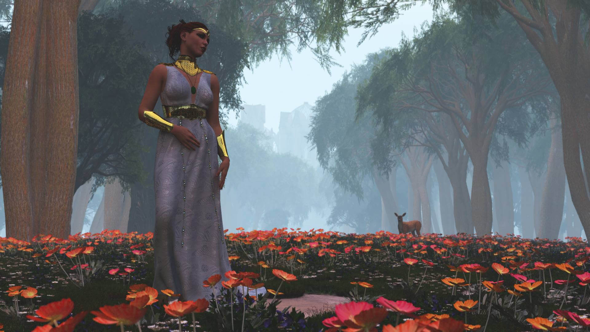 Elven Queen 3D Render, Digital Art by Wouldhe