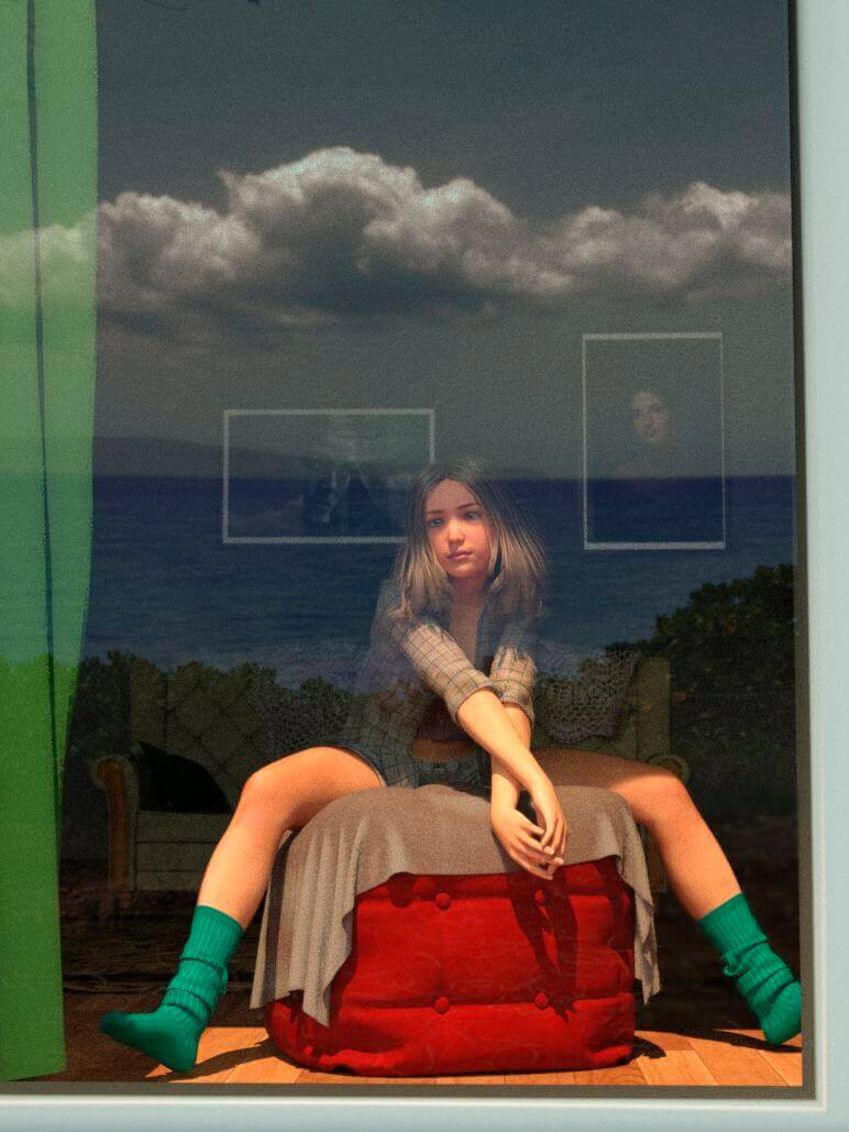 Window 3D Render, Digital Art by wovik253