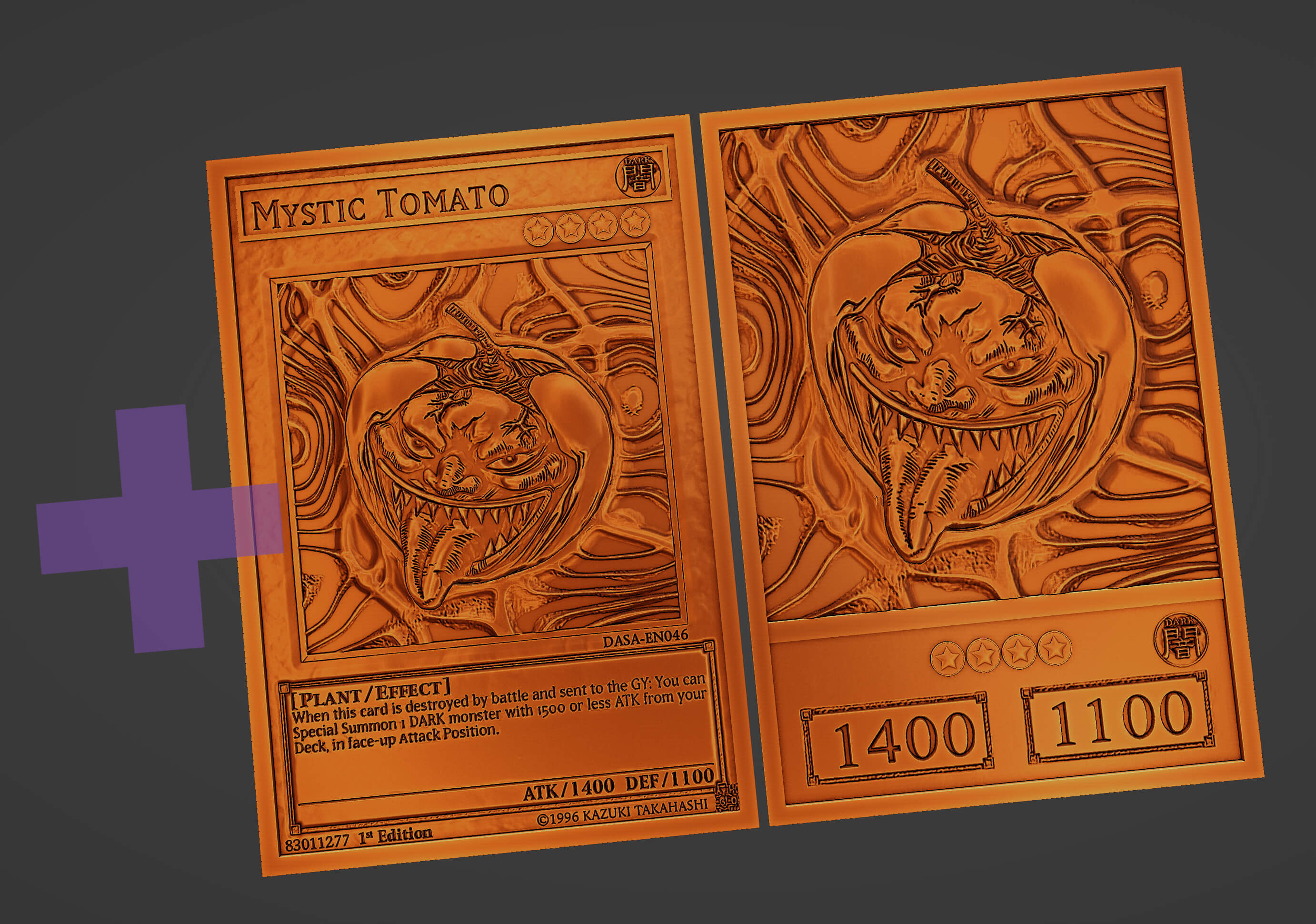Mystic Tomato YuGiOh 3D Model by Wsonuchiha3D