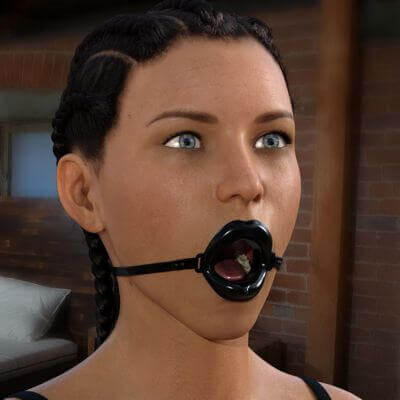 Open Wide Gag For Genesis 8 Female by x3d