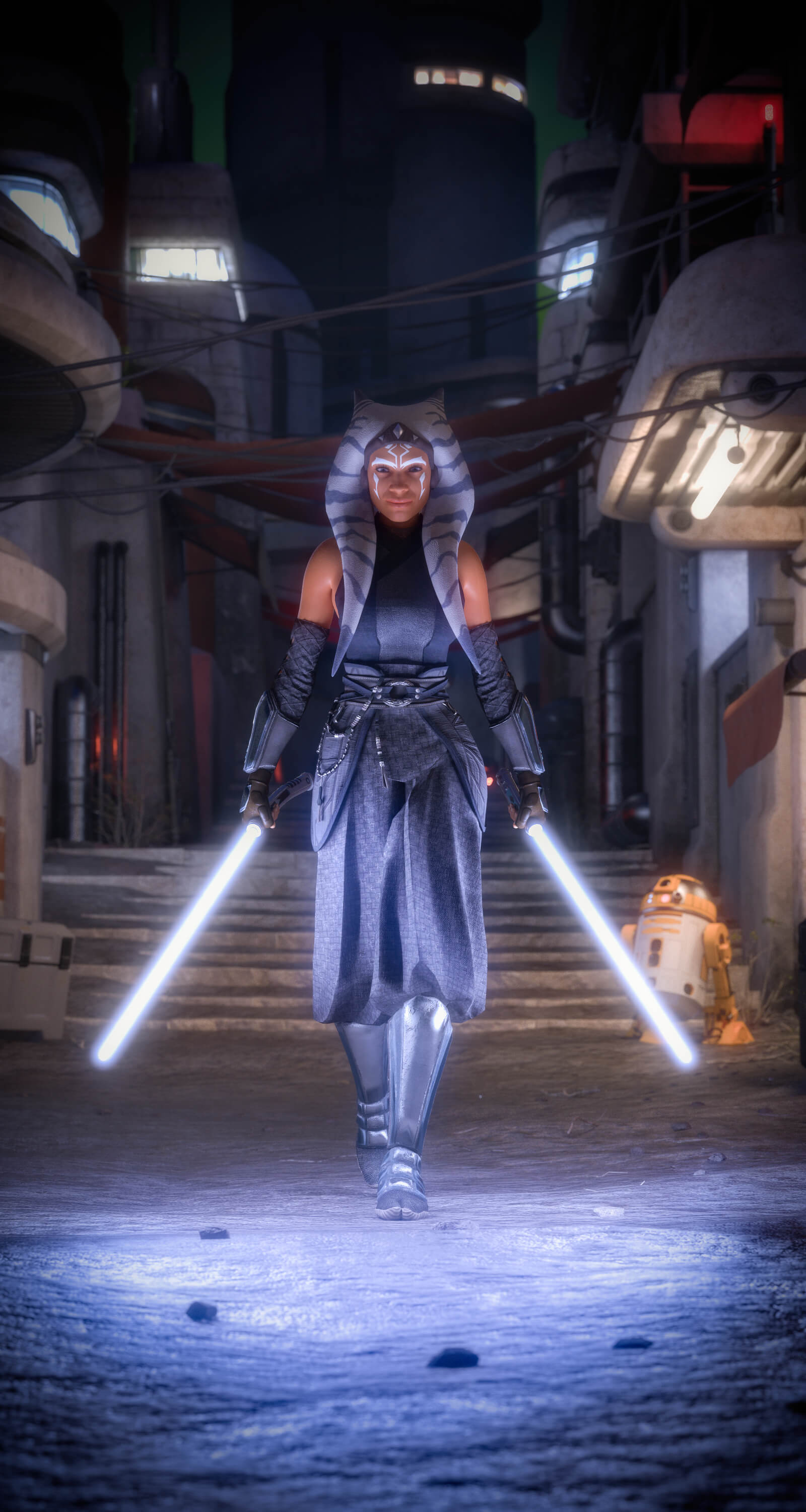 Ahsoka 3D Render, Digital Art by xanathon
