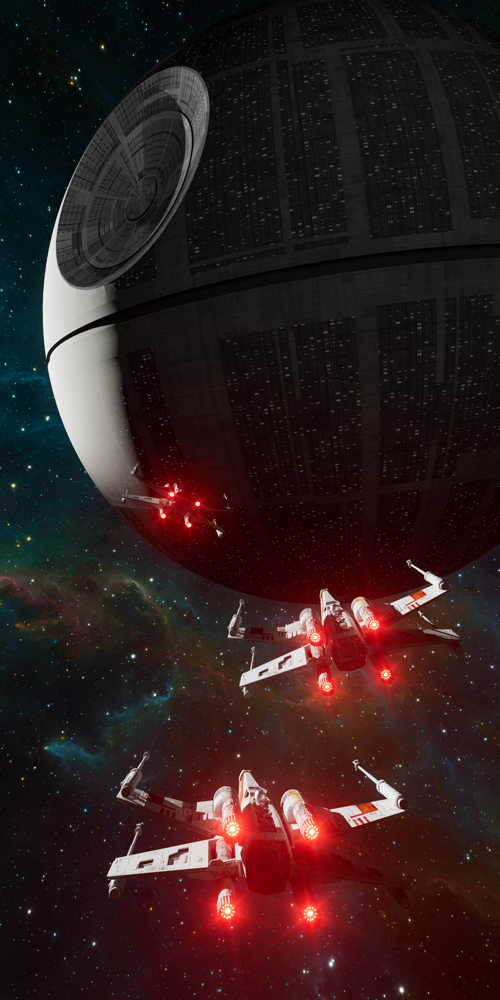 Red Five Standing By 3D Render, Digital Art by xanathon