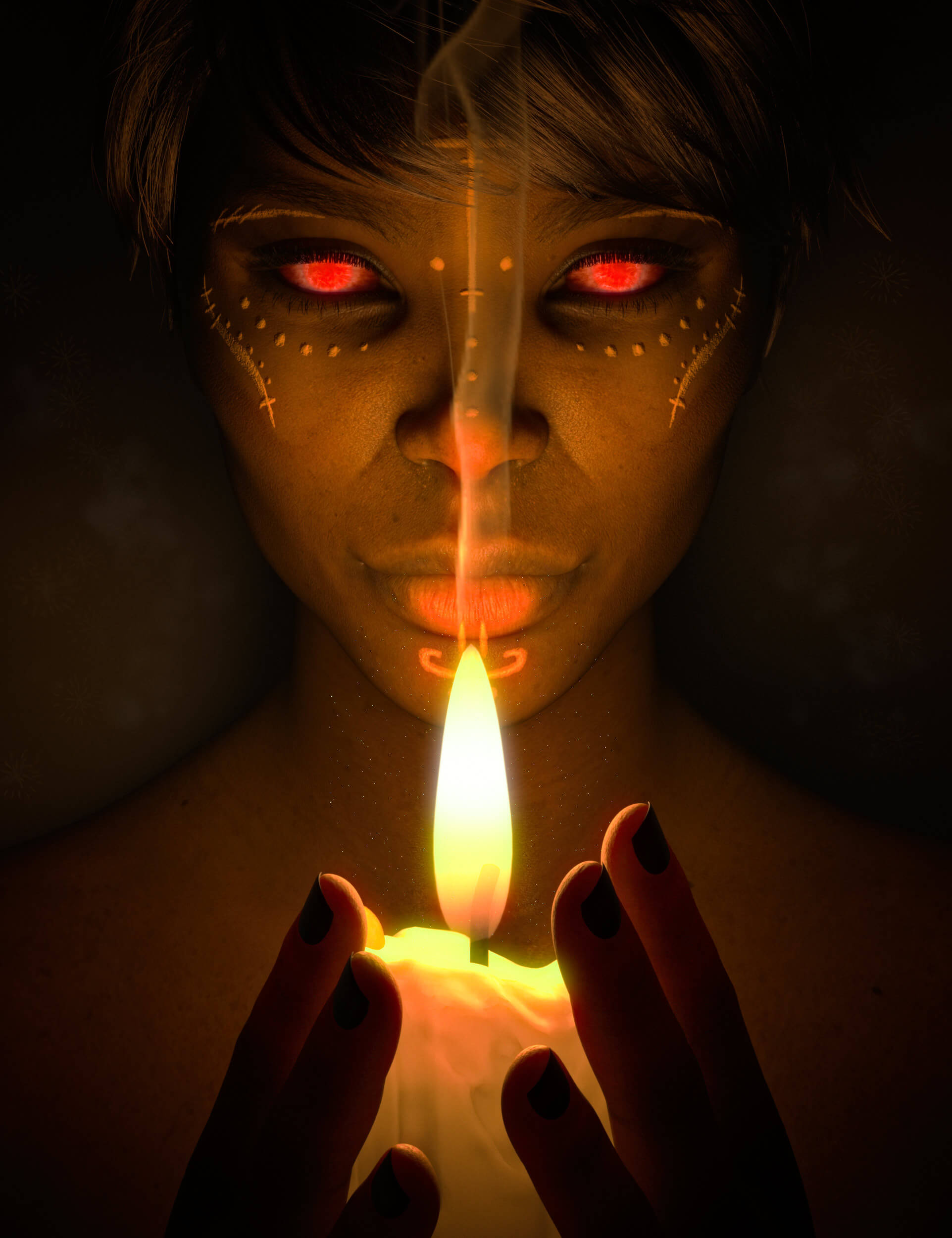 The Ritual 3D Render, Digital Art by xanathon