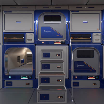 Hashimoto Capsule Hotel