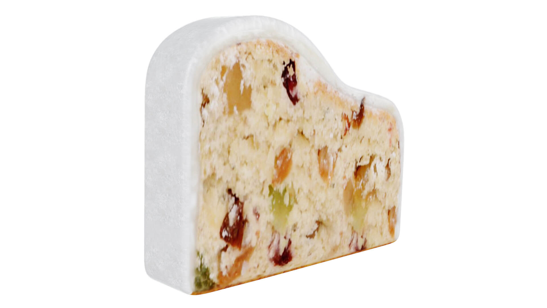 Raisin Loaf Cake Slice - 3D Model by Xandra Fox