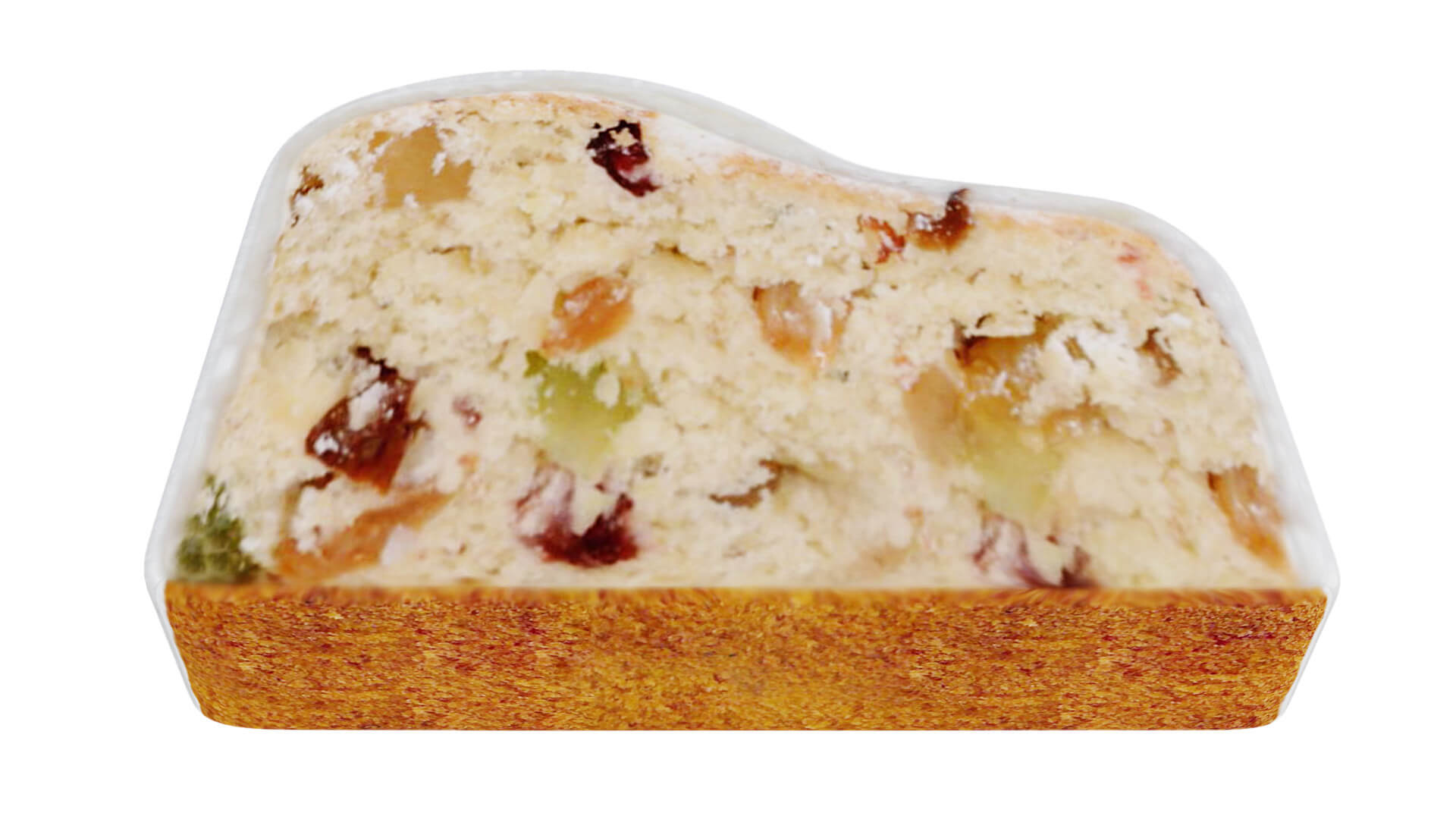 Raisin Loaf Cake Slice - 3D Model by Xandra Fox