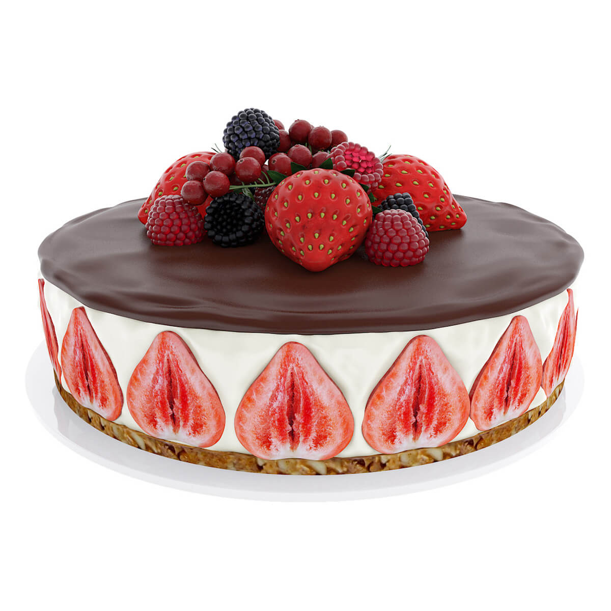 Strawberry Cake & Mont Blanc