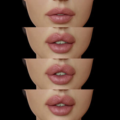 Bimbo Lips Morphs for Genesis 8 Female by XR71