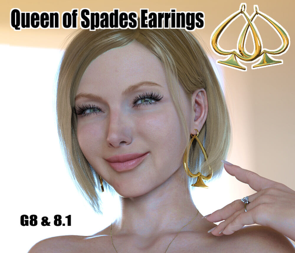 Queen Of Spades Jewelry