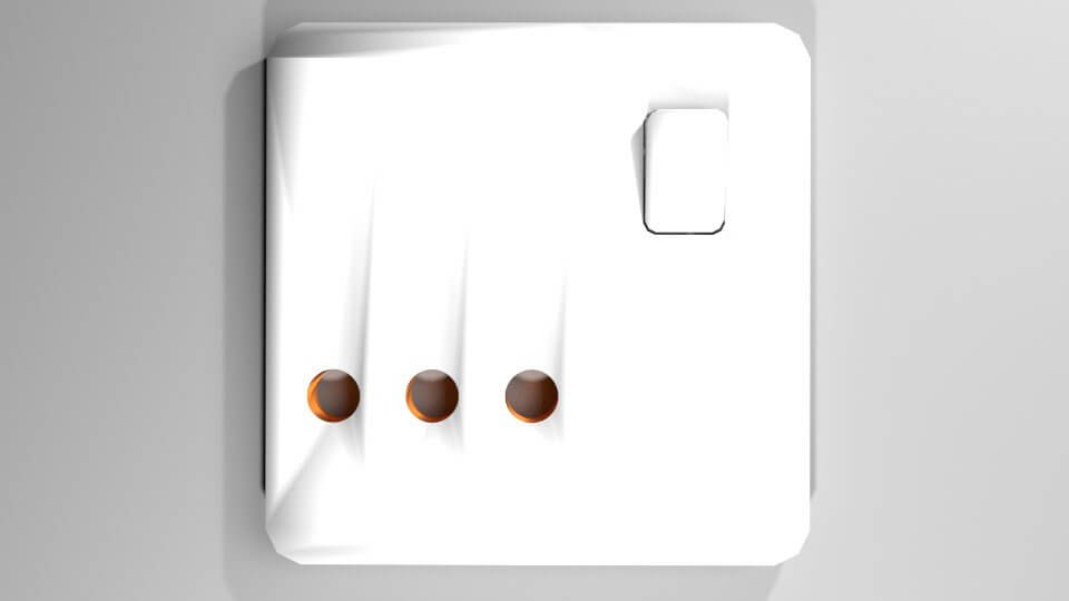AC Power Socket Type L 3D Model by Xtreme Studio