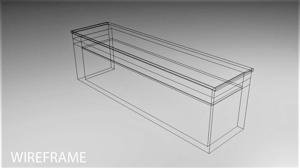Counter Desk 1 Free 3D Model by Xtreme Studio