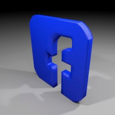 Facebook Icon Logo - 3D Model by Xtreme Studio