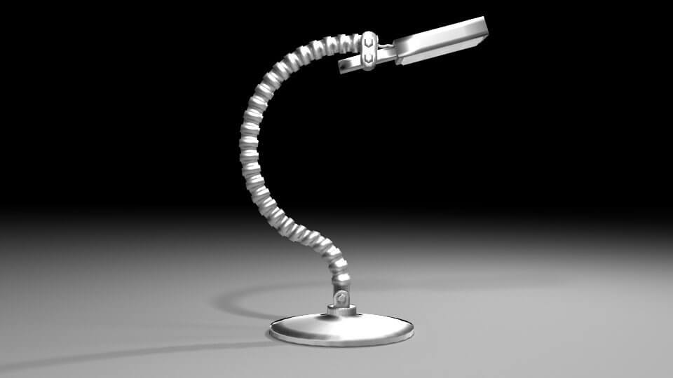 Gooseneck Lamp 4 3D Model by Xtreme Studio