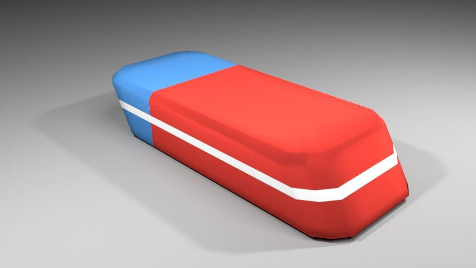 Pen Eraser 3D Model by Xtreme Studio