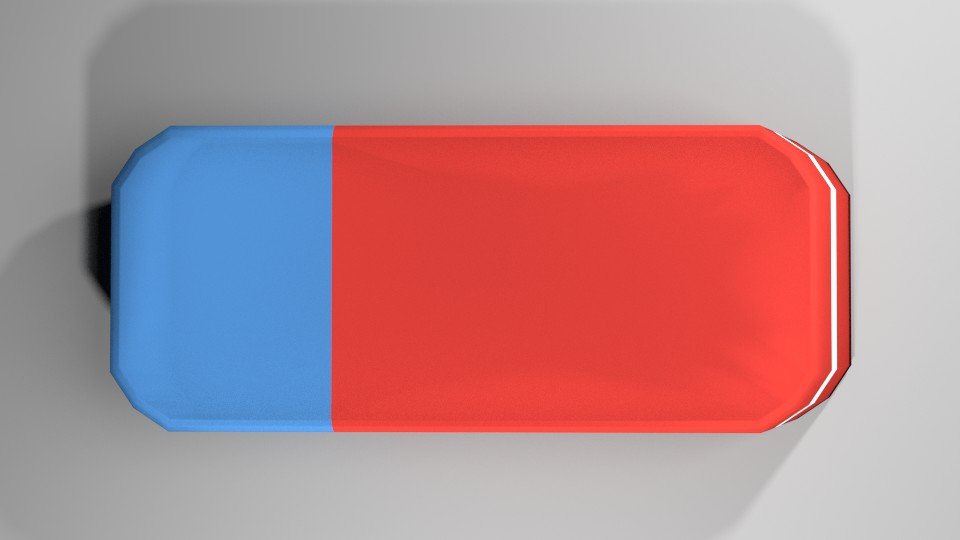 Pen Eraser 3D Model by Xtreme Studio