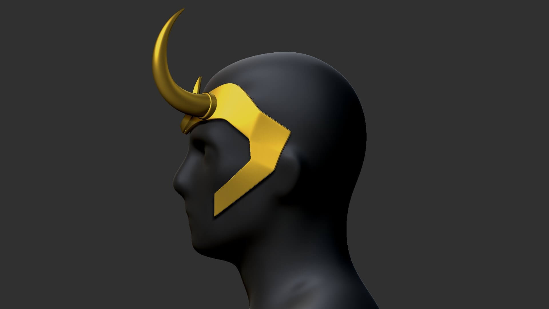 Loki Horns 3D Print Model by yash deval