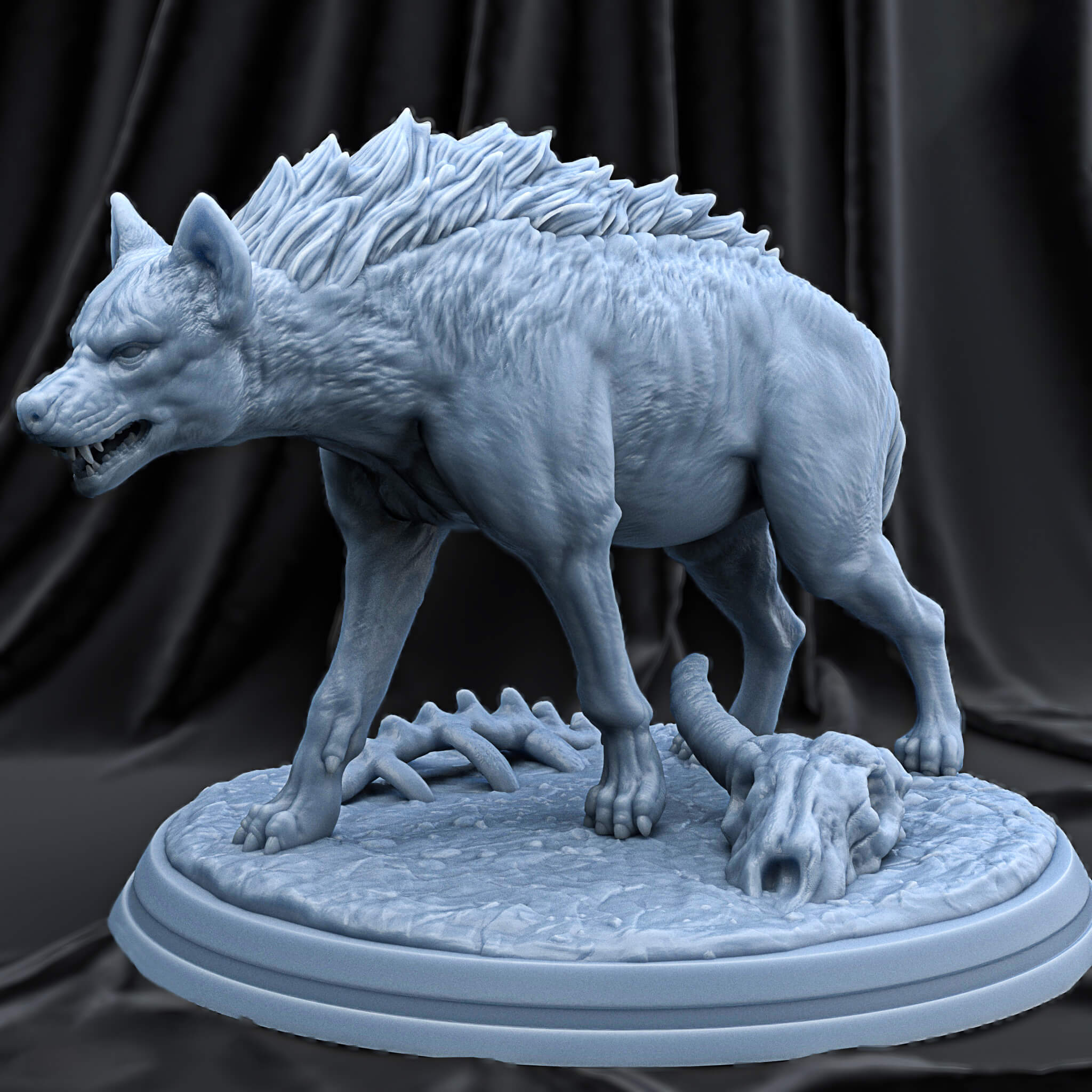 Hyena 3D Print Model by ydstudio96