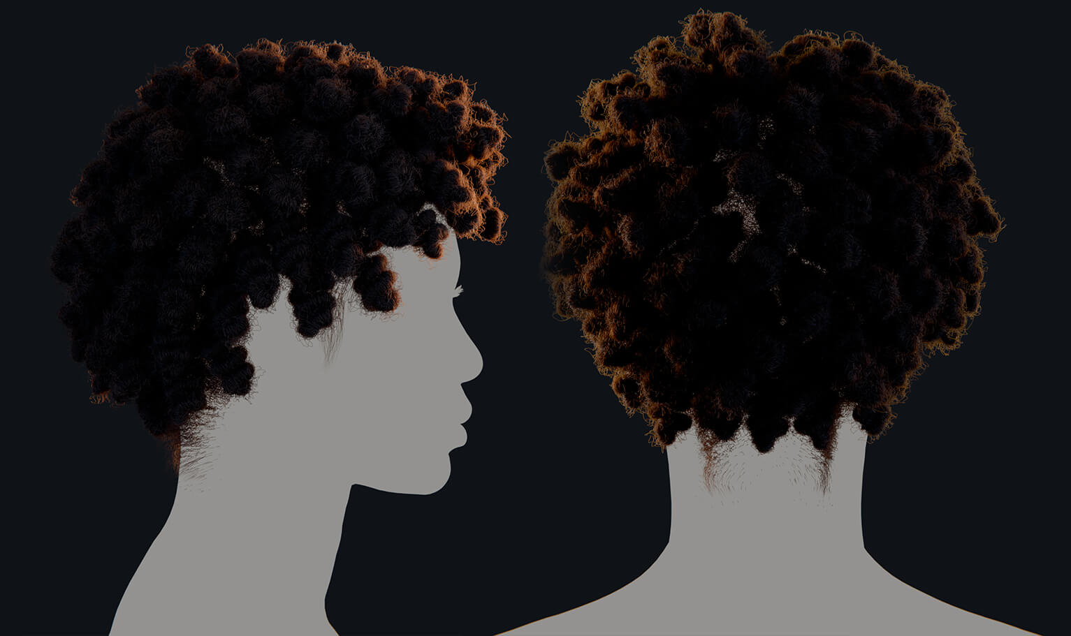 Pixelhair Hairstyle - Dread Knots 002 3D Model by Yelzkizi