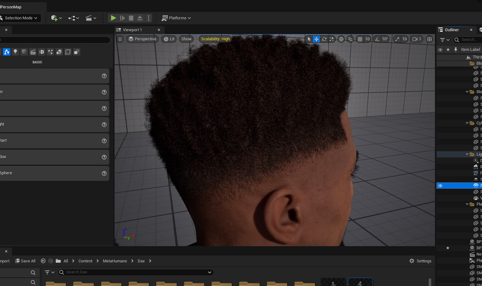 Pixelhair Hairstyle - Fade 002 3D Model by Yelzkizi
