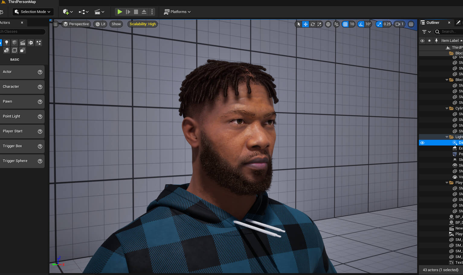 Pixelhair Hairstyle - Fingercurl Dread Fade 027 3D Model by Yelzkizi