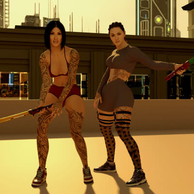 Genesis 9 Katana Poses &ndash Combat and Movement Pack by Yevhen_0017