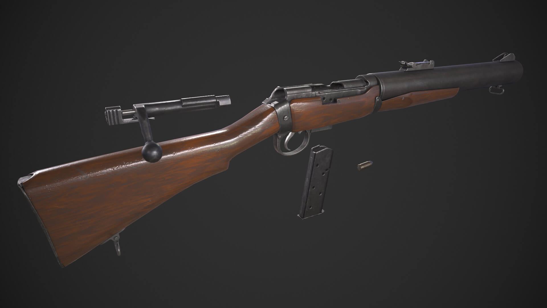 Delisle Commando 3D Model by yndelmund