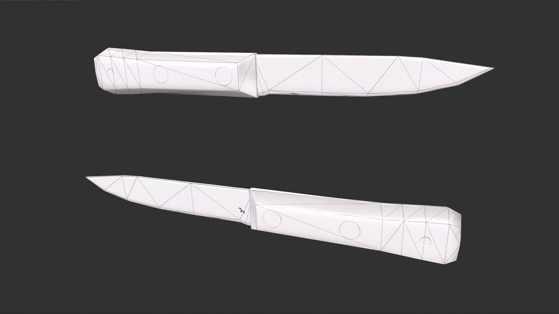 Fruit Knife 3D Model by yndelmund