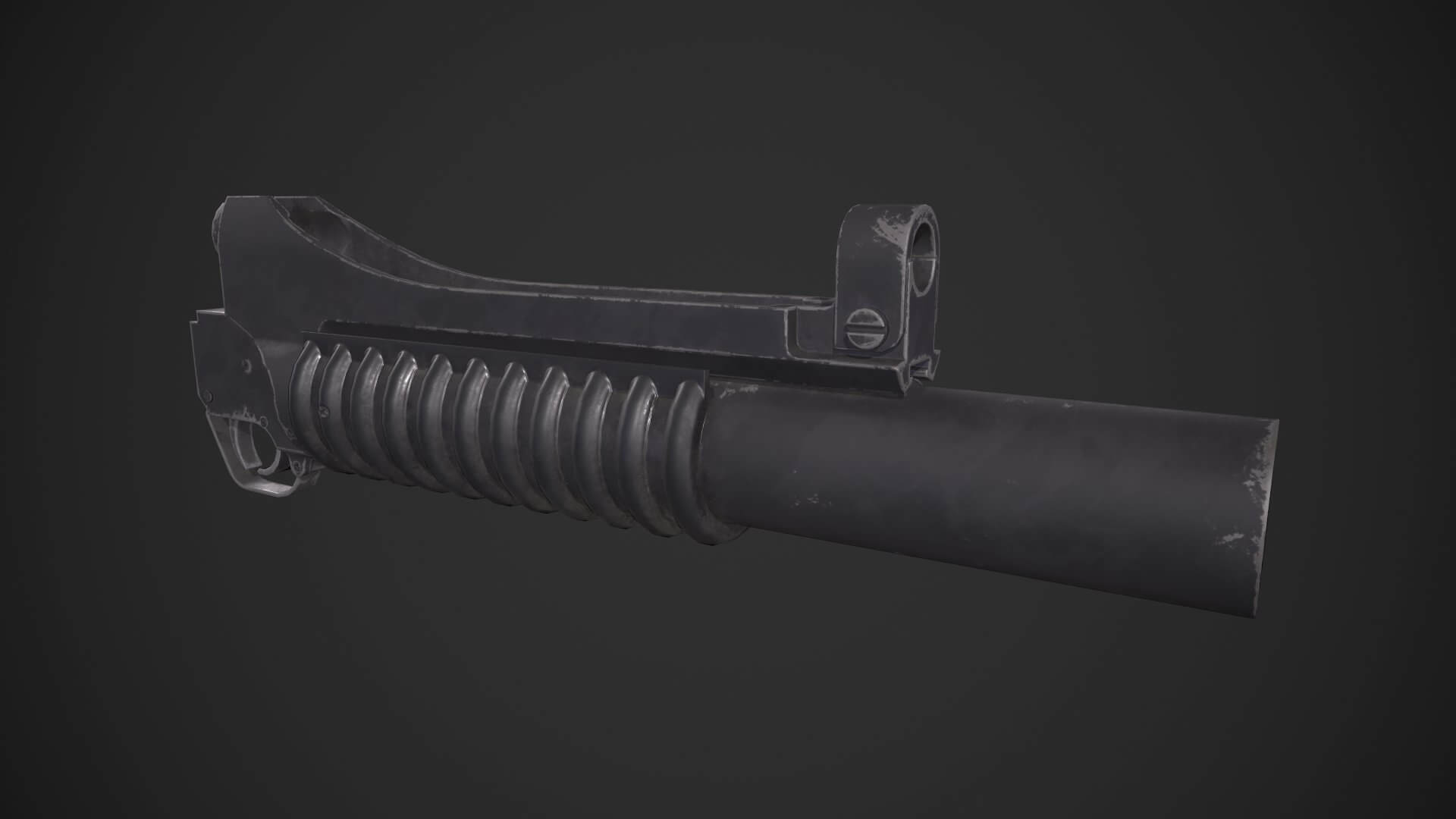 M203 Grenade Launcher - 3D Model by yn-delmund