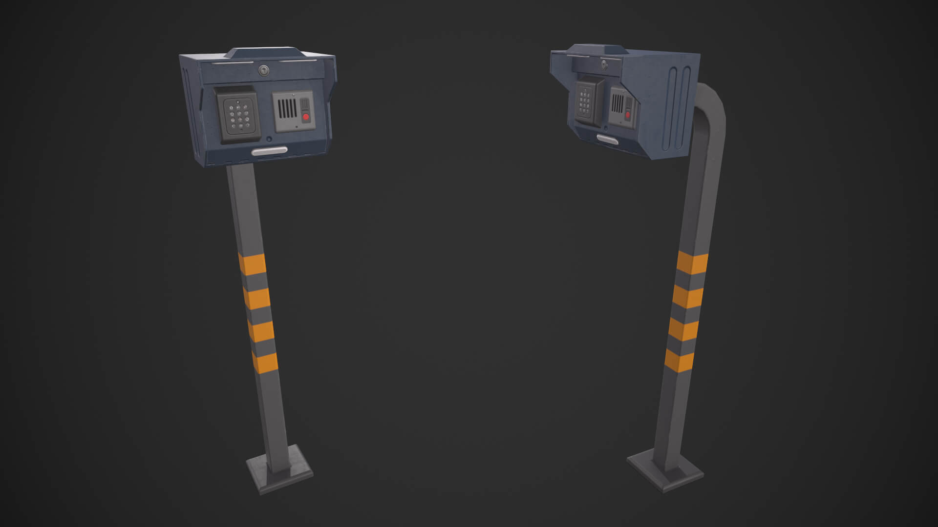 Standing Home Intercom - 3D Model by yn-delmund