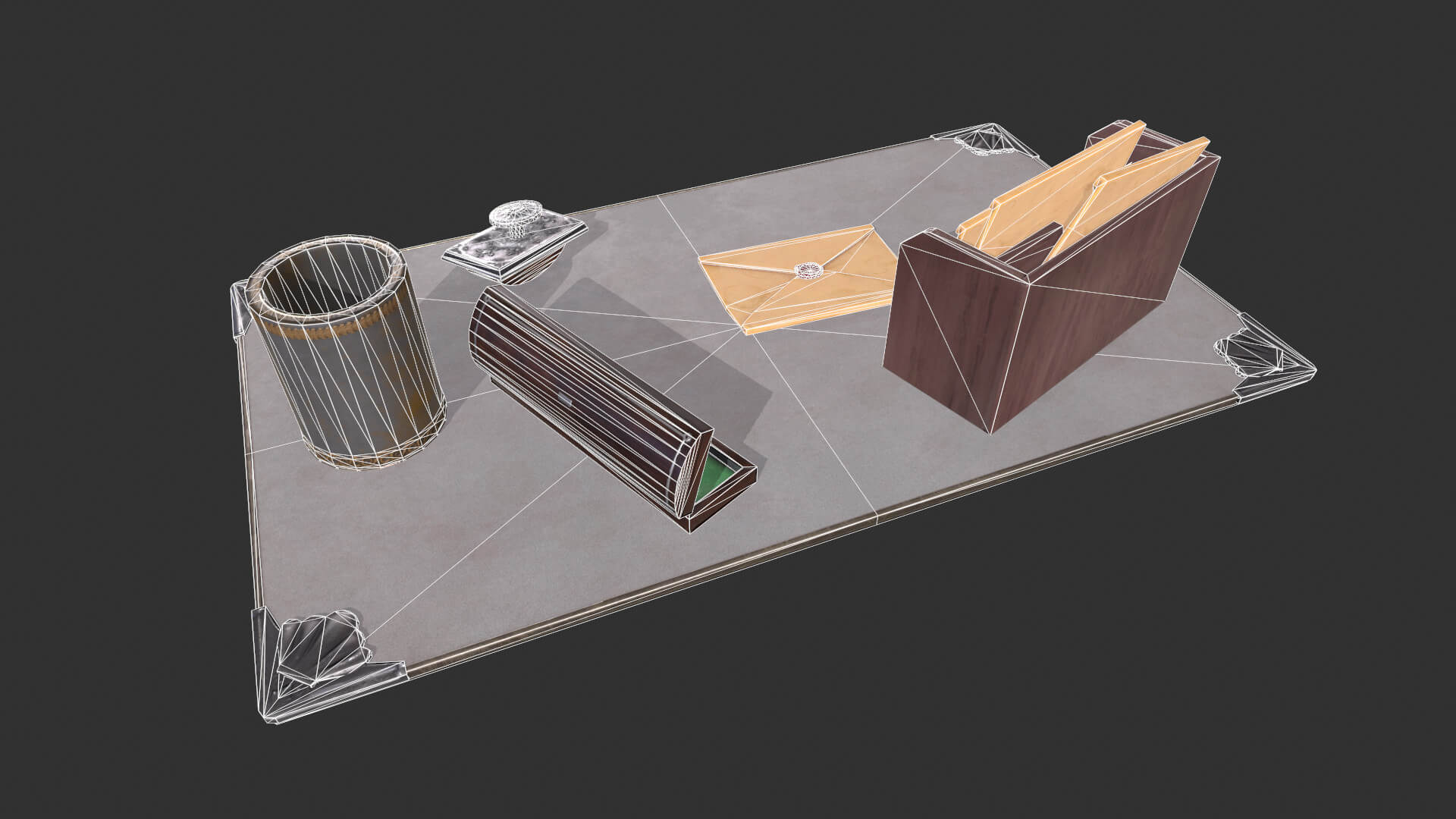 Various Stationery 3D Model by yndelmund