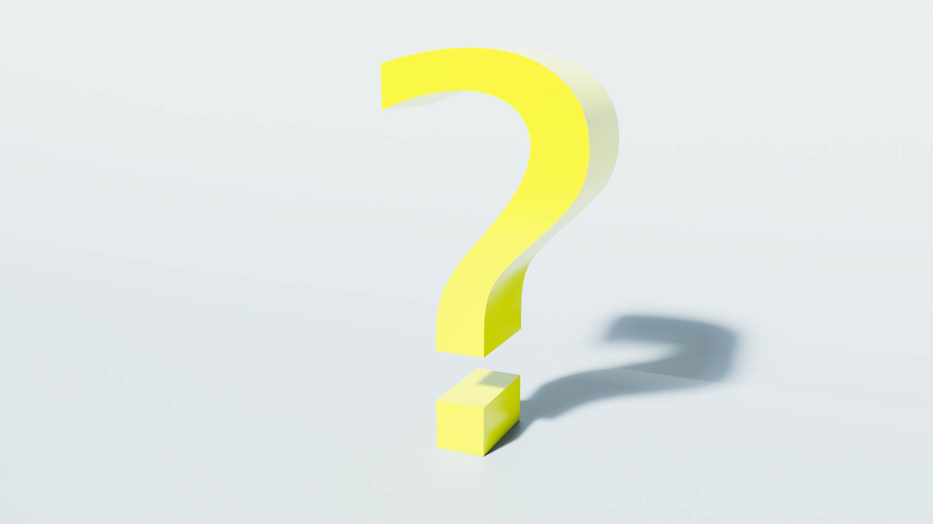 Question Markjs Question Mark 3D Render, Digital Art by Yoshicgi