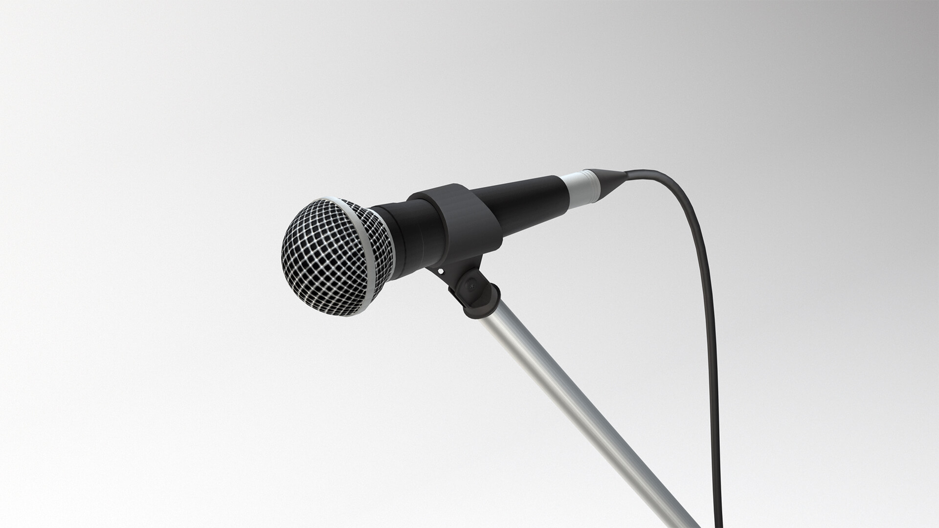 Microphone Moded Microphone 3D Model by yousaf