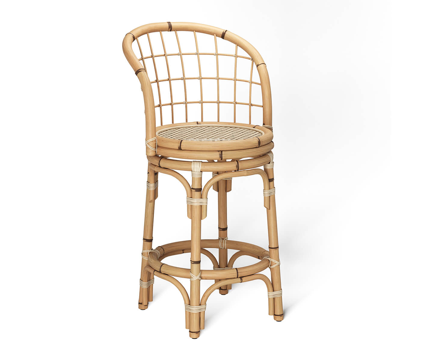 Tropical Counter Height Stool With Swivel Seat 3D Model by Yousee_Studio