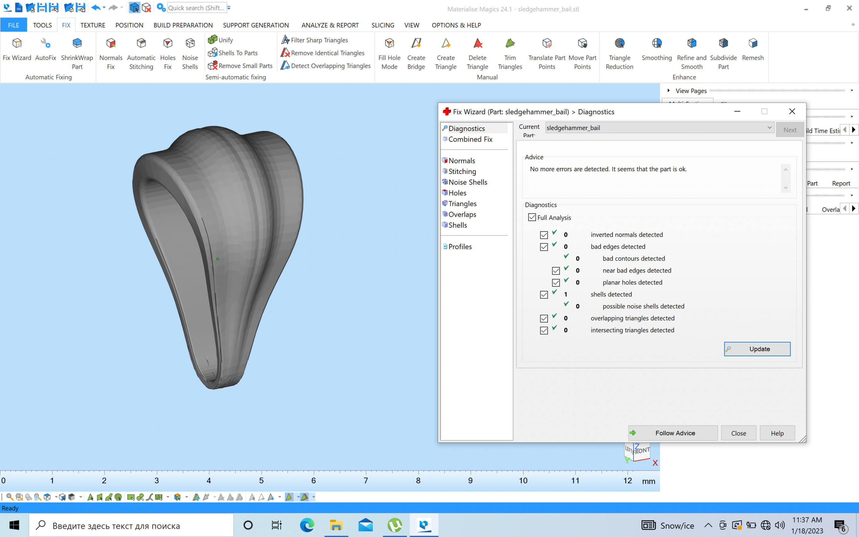 Sledgehammer Pendant 3D Print Model by Yurecs