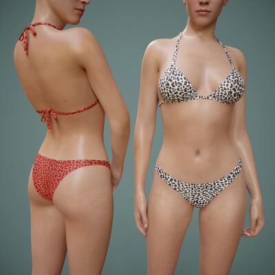 Bikini Swimsuit 3v for Genesis 9 by YuriBarinov