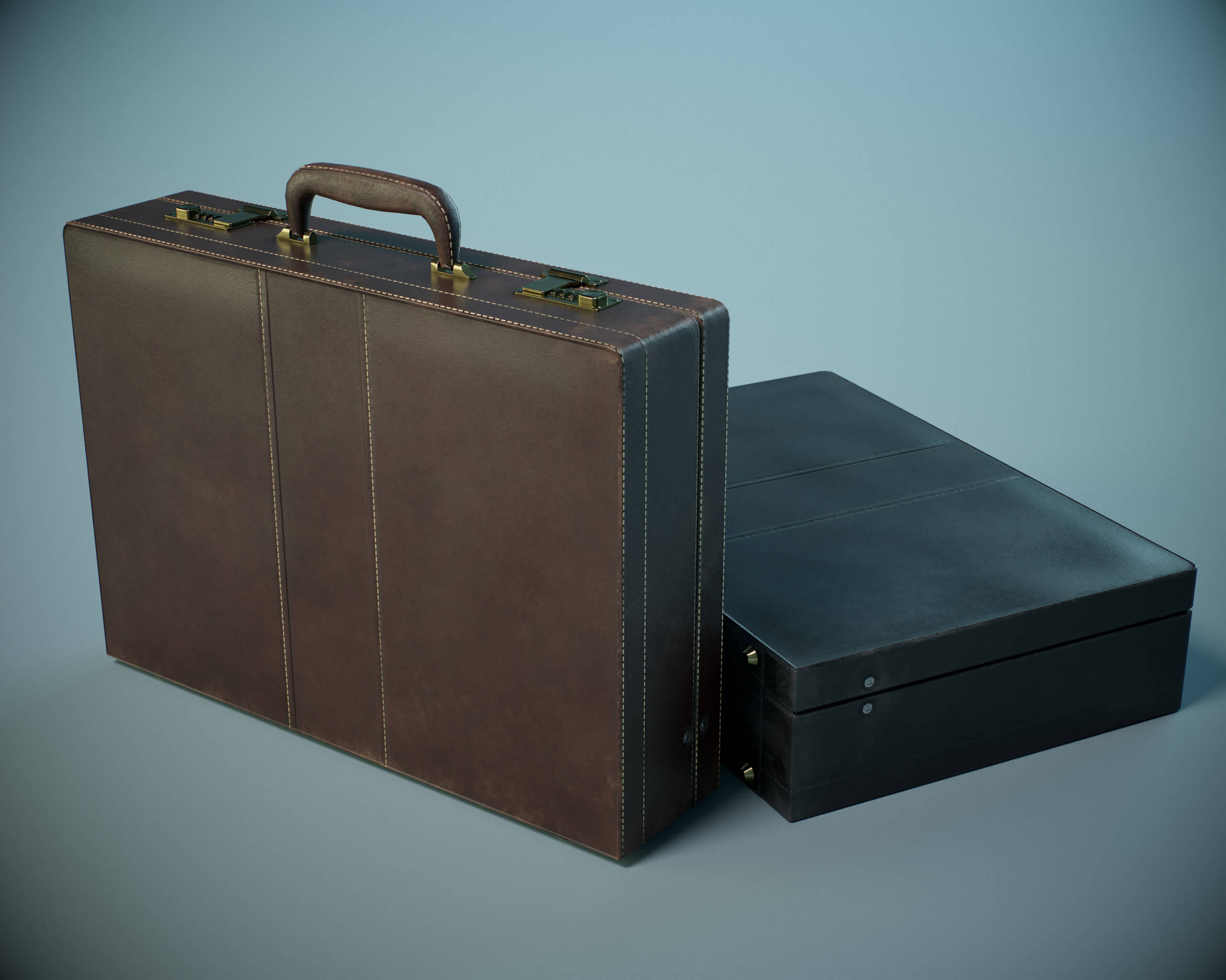 Louis Vuitton Vintage briefcase bag 3D model