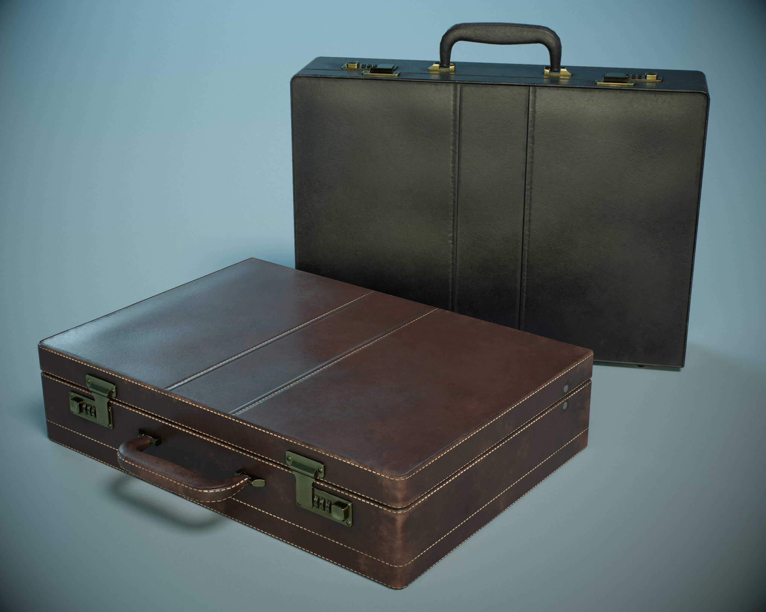Briefcase 3D Model by YuriBarinov