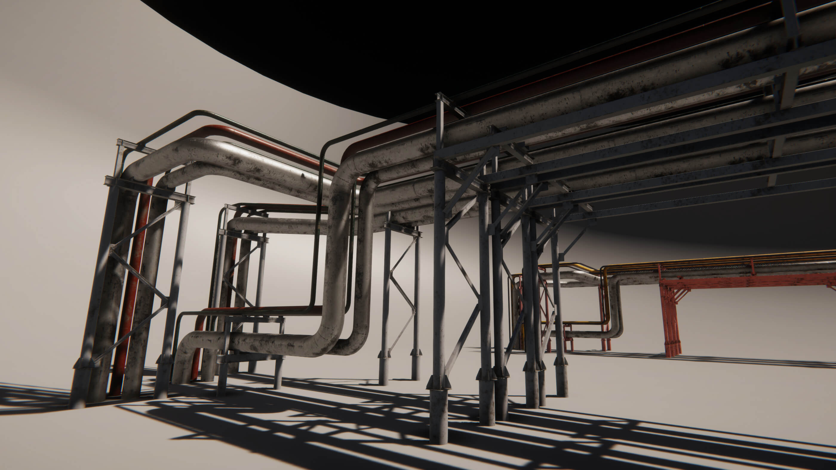 Modular Industrial Pipeline - 3D Model by YuriBarinov