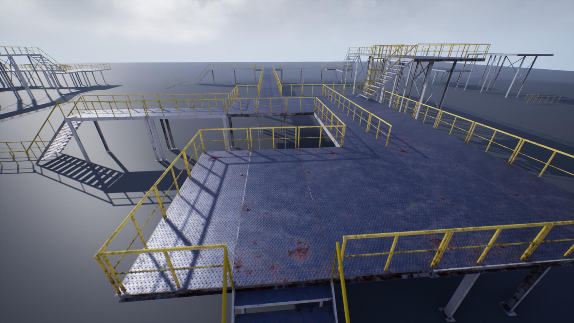 Modular Industrial Platform - 3D Model by YuriBarinov