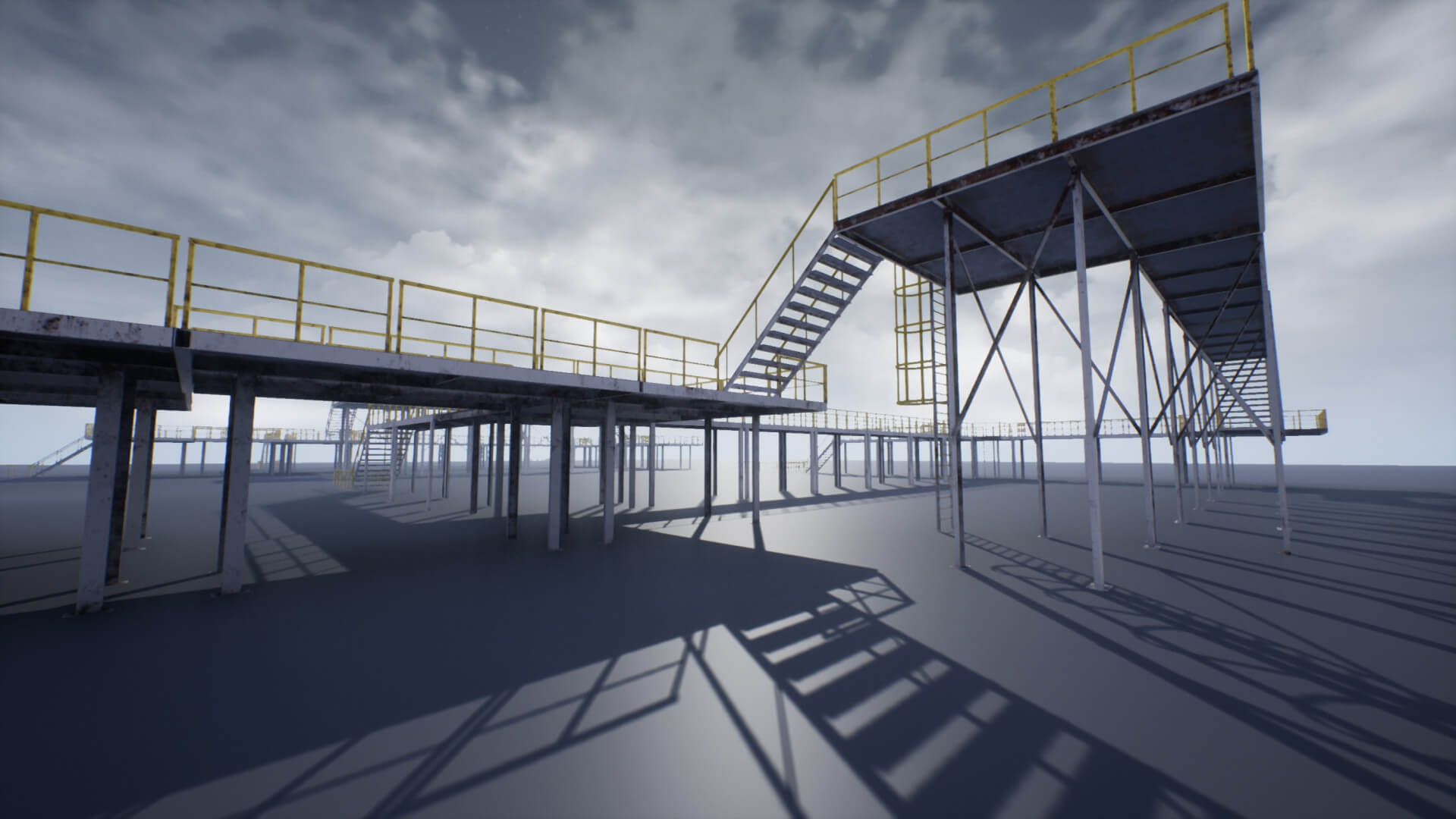 Modular Industrial Platform - 3D Model by YuriBarinov