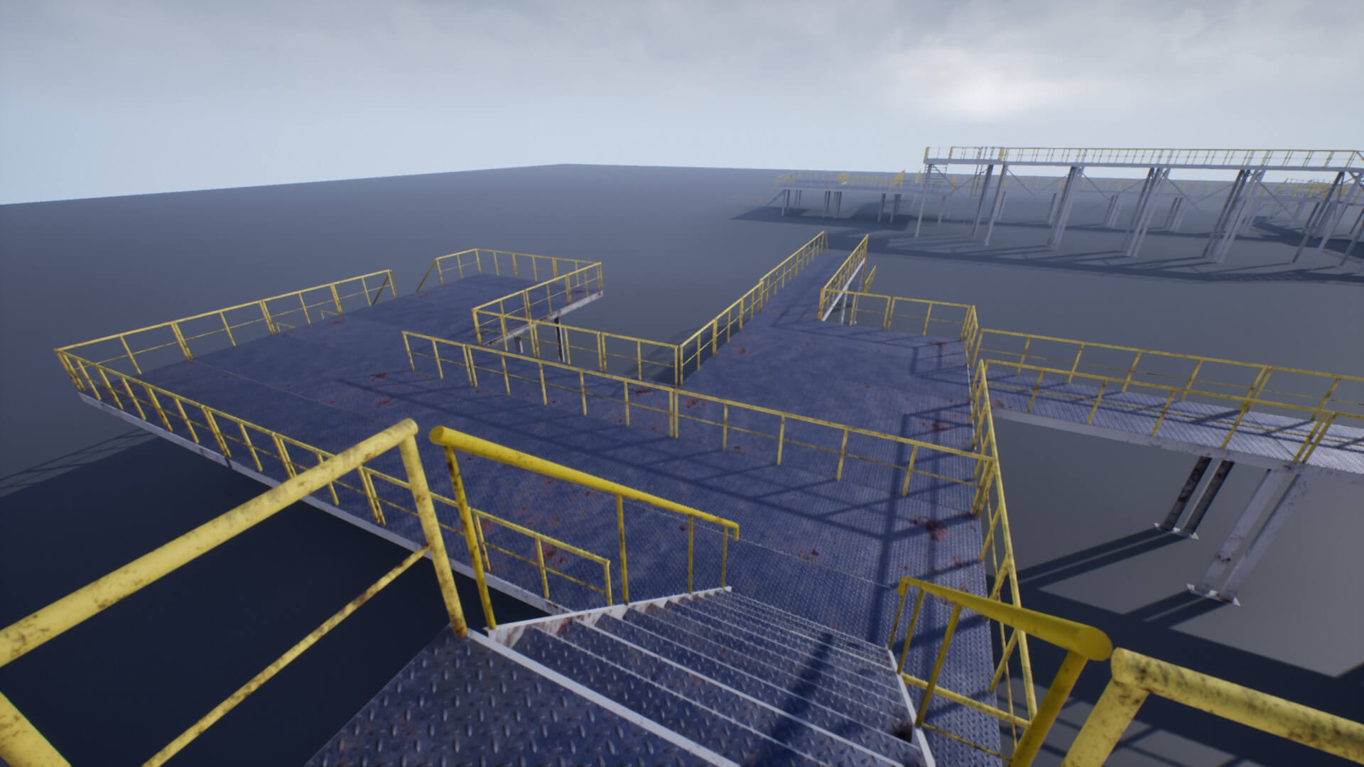 Modular Industrial Platform - 3D Model by YuriBarinov