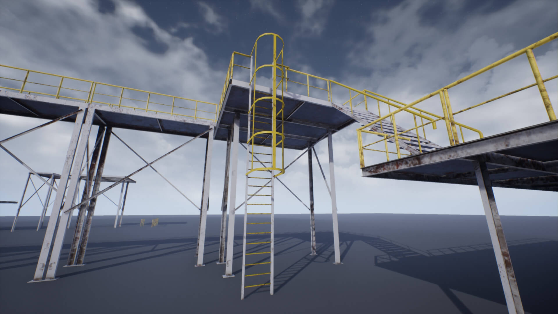 Modular Industrial Platform - 3D Model by YuriBarinov