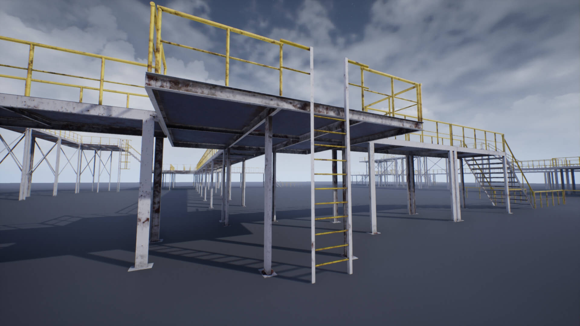 Modular Industrial Platform - 3D Model by YuriBarinov