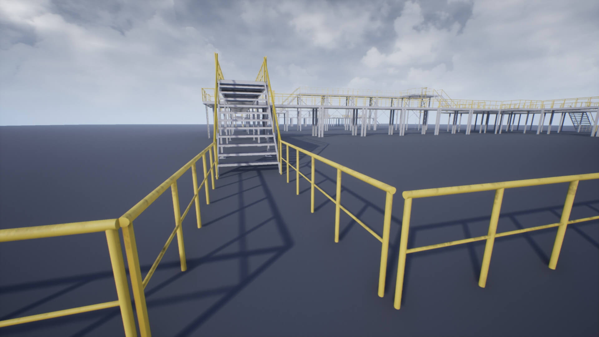Modular Industrial Platform - 3D Model by YuriBarinov